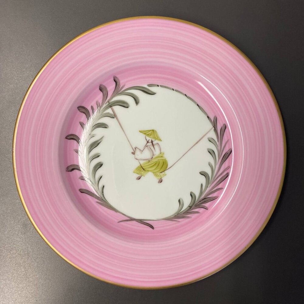 Marie Daage for Limoges France Hand Painted Indes Galantes Collection Plate